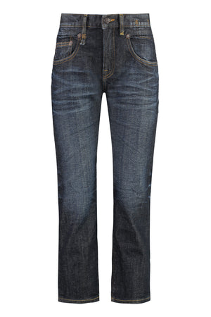 Jeans straight leg a 5 tasche-0